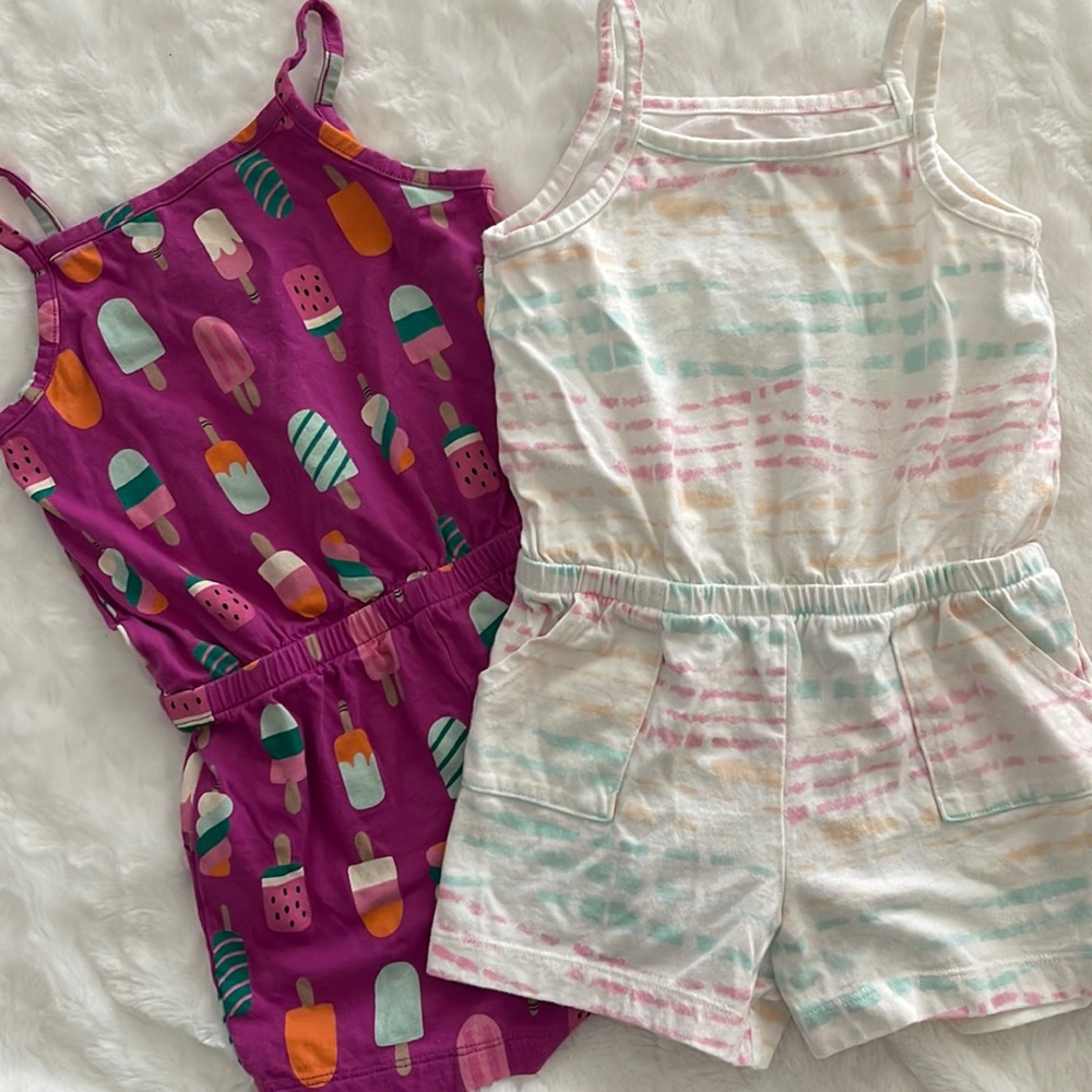 Girls rompers. Size 3T.